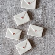 Imanes de cerámica con forma de sobre mini